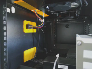 Rear of cluster from inside